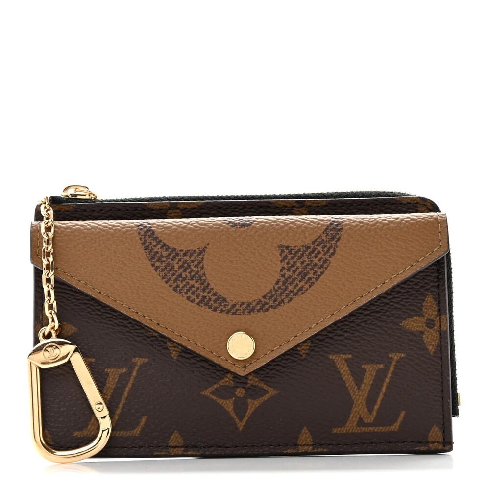 Louis Vuitton RECTO VERSO *New* Reverse Monogram Card Holder Brown w/box+dustbag
